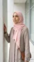 Hijab coton Distiny Prune - Bild 7