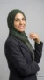 Hijab coton Distiny Prune - Bild 10