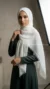 Hijab Froissé Blanc Basic Collection 03