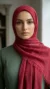 Intense Fuchsia Crinkle Hijab Basic Collection 04