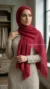 Intense Fuchsia Crinkle Hijab Basic Collection 05