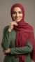 Intense Fuchsia Crinkle Hijab Basic Collection 07