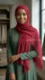 Intense Fuchsia Crinkle Hijab Basic Collection 08