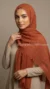 Hijab Froissé Rouille Basic Collection 04