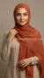 Rust Crinkle Hijab Basic Collection 01