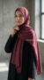 Burgundy Louna collection hijab 01
