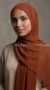 Mahogany Chiffon Hijab Premium Collection - Image 4