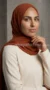 Mahogany Chiffon Hijab Premium Collection - Image 6