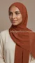 Hijab Chiffon Acajou Premium Collection