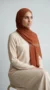Mahogany Chiffon Hijab Premium Collection - Image 2