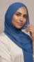 Royal Blue Chiffon Hijab