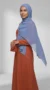 Powder Blue Chiffon Hijab Premium Collection - Image 2