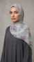 Printed Square Silk Chiffon Hijab Luna Collection Luna FP03 02