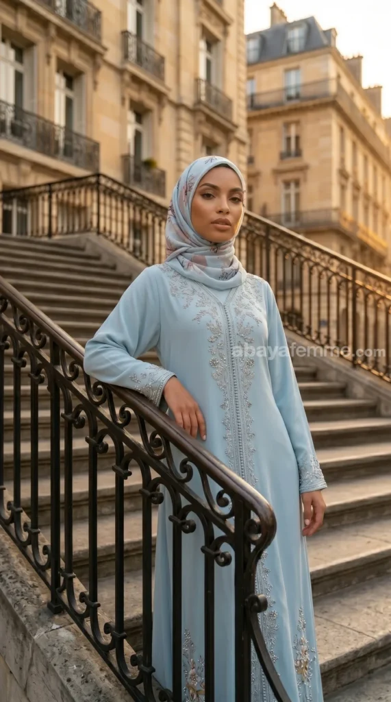 Hijab Mousseline de Soie Imprimé Carré Collection Luna FP03 – vue 1