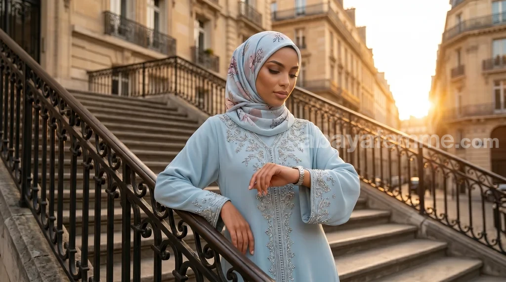 Hijab Mousseline de Soie Imprimé Carré Collection Luna FP03 2 Hijab Mousseline de Soie Imprimé Carré Collection Luna FP03