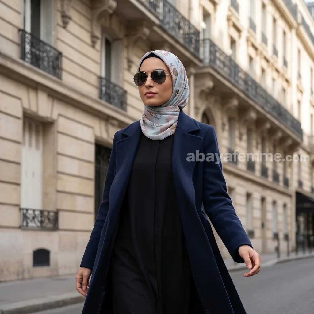 Hijab Mousseline de Soie Imprimé Carré Collection Luna FP03 3 Hijab Mousseline de Soie Imprimé Carré Collection Luna FP03