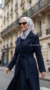 Hijab de muselina de seda estampado cuadrado Colección Louna FP03 04