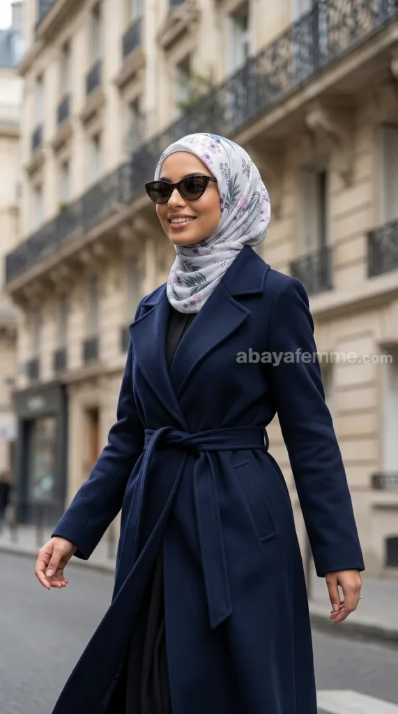 Hijab imprimé Hijab Carré imprimé Collection Luna FP04 – vue 3
