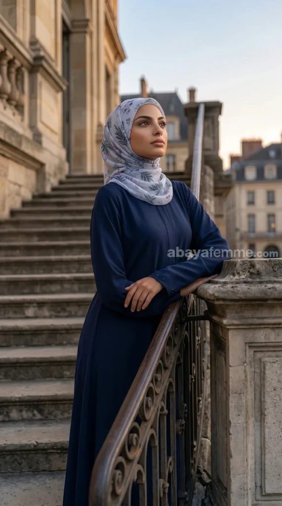 Hijab imprimé Hijab Carré imprimé Collection Luna FP04 – vue 2