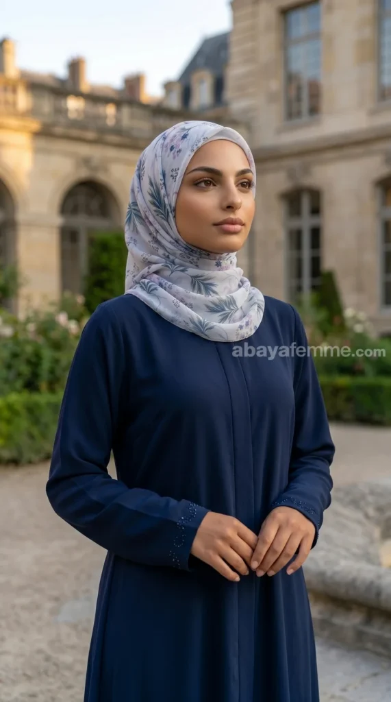 Hijab imprimé Hijab Carré imprimé Collection Luna FP04 – vue 1