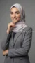 Hijab de muselina de seda estampado cuadrado Colección Louna FP06