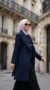 Hijab de muselina de seda estampado cuadrado Colección Luna FP07 01