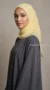 Yellow silk chiffon square Riley collection hijab 03