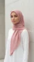 Pink Square Silk Chiffon Hijab Riley Collection 02