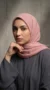 Pink Square Silk Chiffon Hijab Riley Collection 03