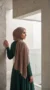Dark Nude Chiffon Hijab Premium Collection - Image 8