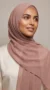 Dusty Pink Chiffon Hijab