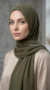 Olive Luxury Collection Chiffon Hijab 02