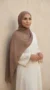 Dark Nude Chiffon Hijab Premium Collection - Image 2