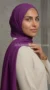 Hijab Mousseline Prune Premium Collection - Image 3