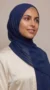 Midnight Blue Chiffon Hijab Premium Collection - Image 3
