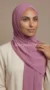 Bright Pink Chiffon Hijab Premium Collection - Image 2
