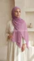 Bright Pink Chiffon Hijab Premium Collection - Image 3