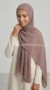 Hijab Mousseline Rose foncé Premium Collection - Image 3