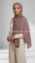 Hijab Mousseline Rose foncé Premium Collection - Image 5