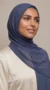Steel Blue Premium Collection Chiffon Hijab - Image 2