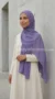 Hijab Mousseline Violet Premium Collection - Image 7
