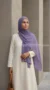 Hijab Mousseline Violet Premium Collection - Image 3