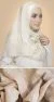 Hijab Collection Dahlia Cream - Image 4
