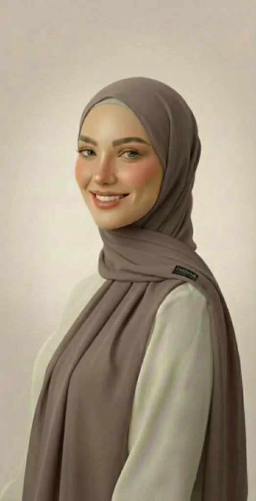 Hijab Jersey Taupe Collection Premium