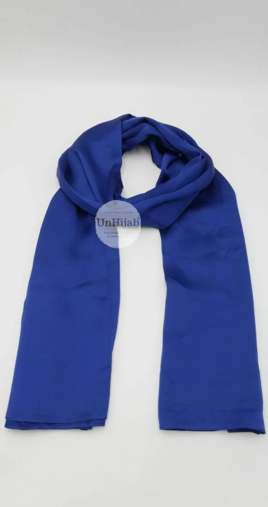 Hijab Louna XXL en Viscose Bleu
