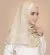 Hijab Collection Dahlia Cream - Image 3