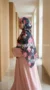 Bedrukte chiffon Hijab HMIT01, Lilia-collectie - Afbeelding 5