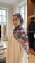 Bedrukte chiffon Hijab HMIT01, Lilia-collectie - Afbeelding 8