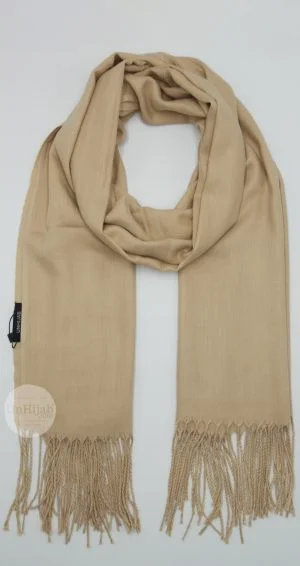 Cremefarbener Pashmina, Basic-Kollektion