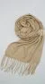 Cremefarbener Pashmina, Basic-Kollektion – Bild 2